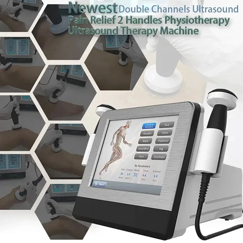 Ultrasound Machine Health Care Physical Therapy Physiotherapy Improved Tissue Relaxation Ultrasonic Equipment 2024 ce iso approval hospital equipment full digital doppler laptop ultrasonic diagnostic ultrasound scanner