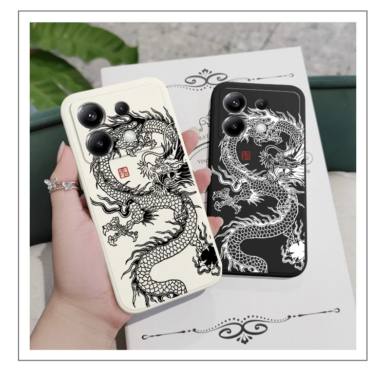 Drachenflügel Fliegen Handyhülle für Xiaomi Poco F8 F7 X7 X6 F6 M6 M5 M5S F5 X5 F4 X4 M4 F3 M3 X3 Pro Ultra 4G 5G GT Silikonhülle – Detail 2