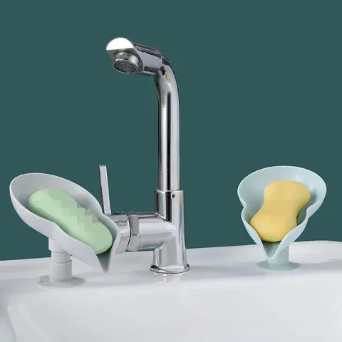 

1 PCS Soap Holder Washbasin Box Soap Dish Bathroom Shower Soap Stand Sponge Storage Plate Tray Bathroom Accessories Gadget