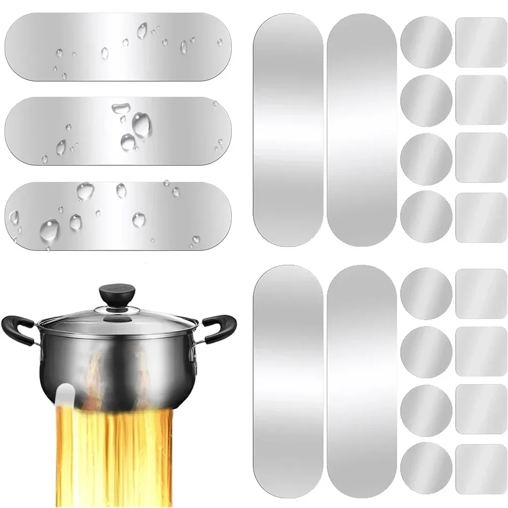 Repair Tape 10/5/1Pc Stainless Steel Patches Sticker Pot Repair Tape Kit Waterproof High Temperature Resistance