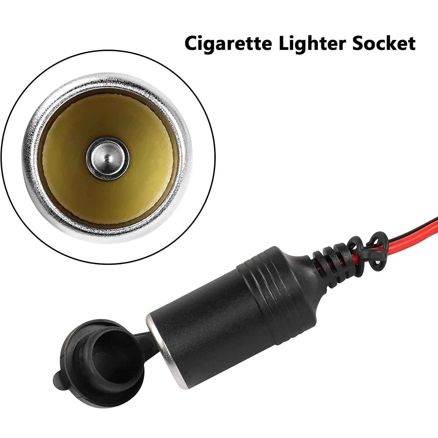 1pc 담배 라이터 여성 XT60 여성 커넥터 14AWG 케이블 12V-24V 자동차 트럭 RV 오토바이에 대 한 담배 라이터 소켓