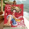 One Piece Anime HD Printed Flannel Thin Blanket.Four Season Blanket.for Sofa,bed,living Rooms,travel Picnic Blanket Gifts 6