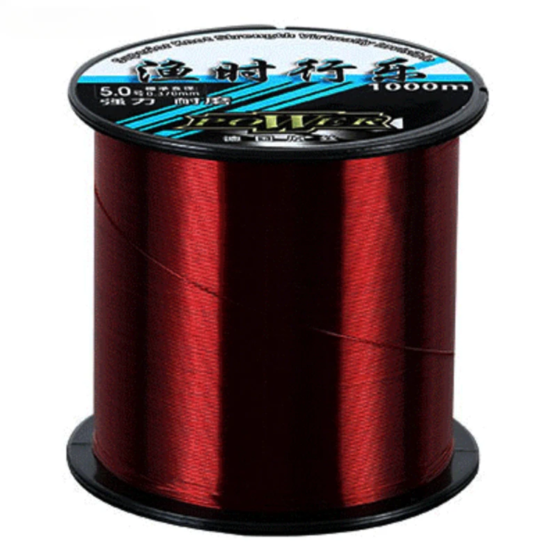 High Strength Saltwater Freshwater Bass Nylon Fishing Line 500M Japan Wear Resistant Monofilament Line Carbon Line 0.128-0.520mm 4