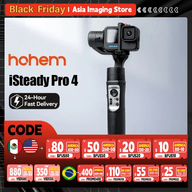 Introducing the Hohem ISteady Pro4 Gimbal Stabilizer: Capture Steady Action Shots like a Pro