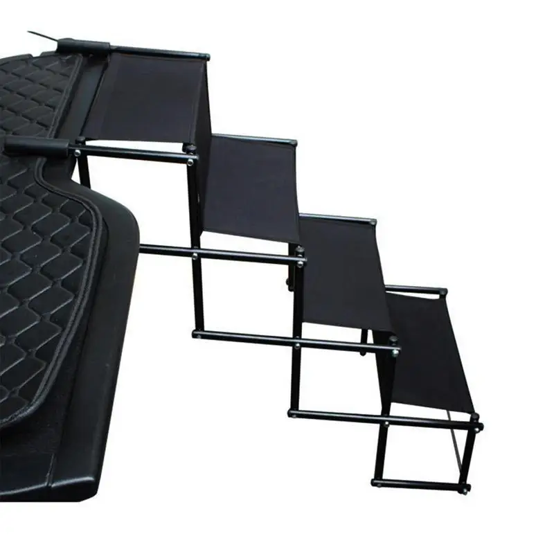 

Car Pet Stairs Extra Wide Lightweight Pet Ramps Dog Steps For Cars And SUVs Large Dogs Stairs With Non-Slip Appearance For