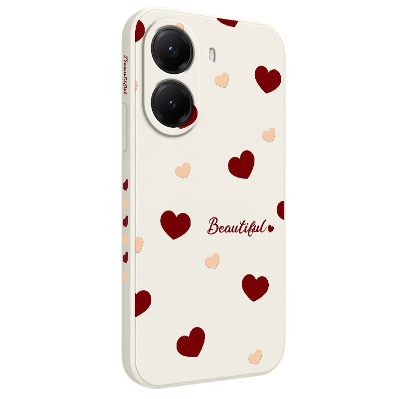 Red Heart Silicone Soft Phone Case