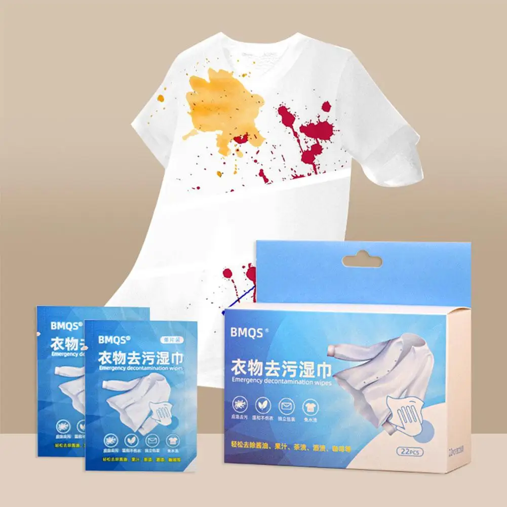 Stain Wipes Clothes Cleaning Wet Wipes Stain Cleaning Accessories Water-free Laundry Removers Clothing Stain Removal Wet Wipes