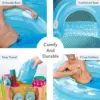 Inflatable Pool Floats for Adult Kids, Float Chairs with Cupholders and Handles Pool Lounges, PVC Water Mattresses Hammock Mat 5