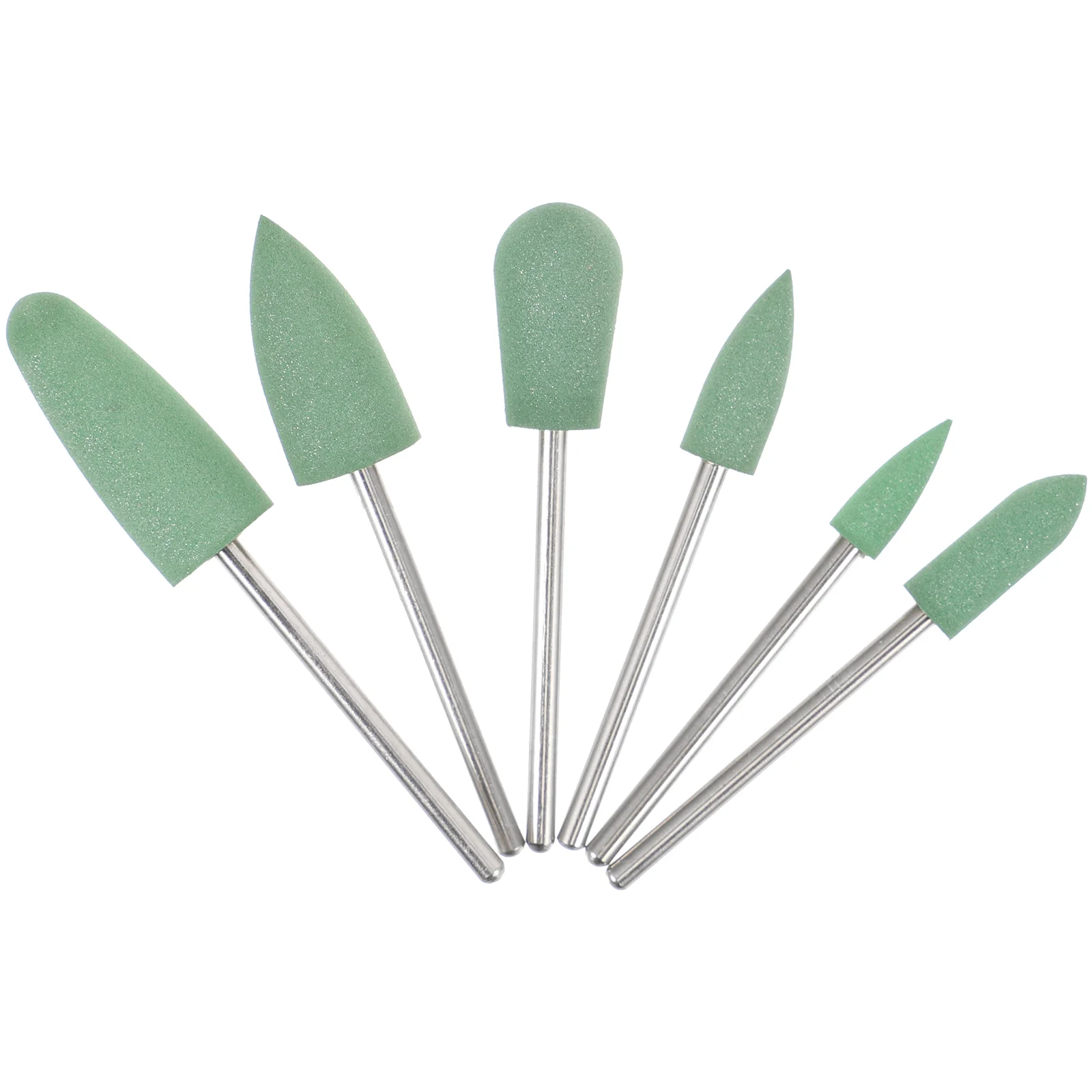 

6pcs Nail Drill Bits Women Manicure Polishing Drill Bit Nail Grinding Head Tools for Nail Salon