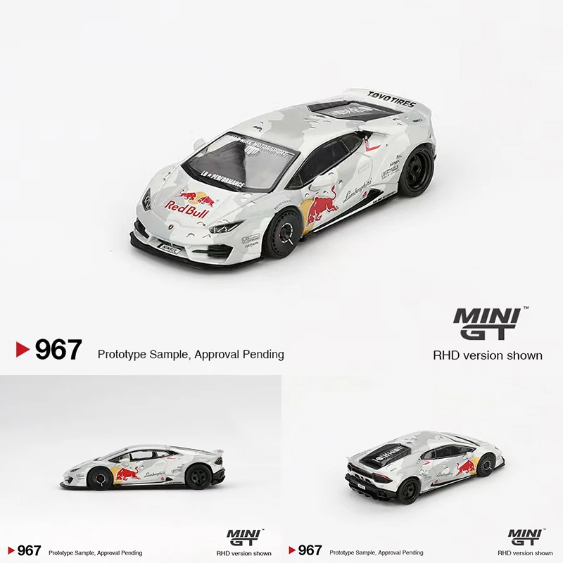 MINI GT 967 MAD MIKE MOTORSPORT lbwk 10台 Mini GT #967 Lamborghini Huracan LB WORKS ver. 2 Mad Mike