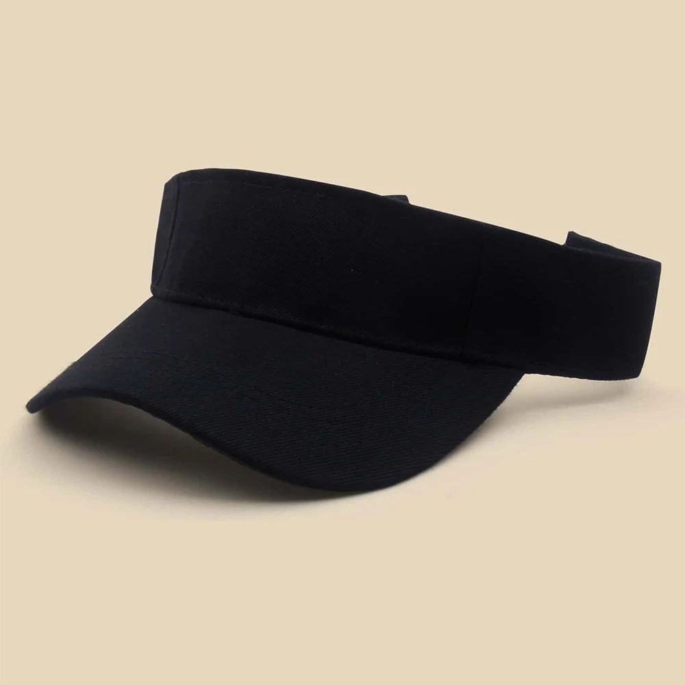 Men Women Adjustable Tennis Caps Sport Headband Classic Sun Sports Visor Hat Running Caps Tennis Beach Hat Outdoor Sports tennis caps