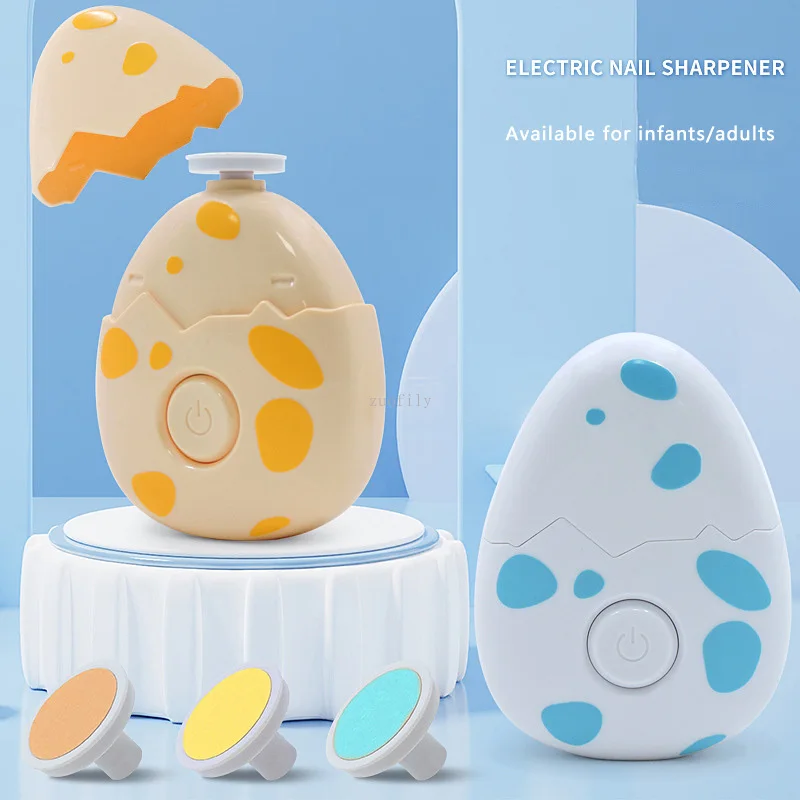 Nail Care Kit Baby Cartoon Electric Nail Trimmer Kid Nail Polisher Tool Newborn Care Kit Manicure Set Easy To Trim File Clipper for Adult nail grinder nail trimmer nail clipper