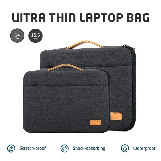 Étui de protection pour ordinateur portable pour 13.3 14 15.6 16 pouces, nouveau MacBook Pro M3 Max M2 M1, sac de transport mince pour ordinateur portable pour hommes et femmes 1
