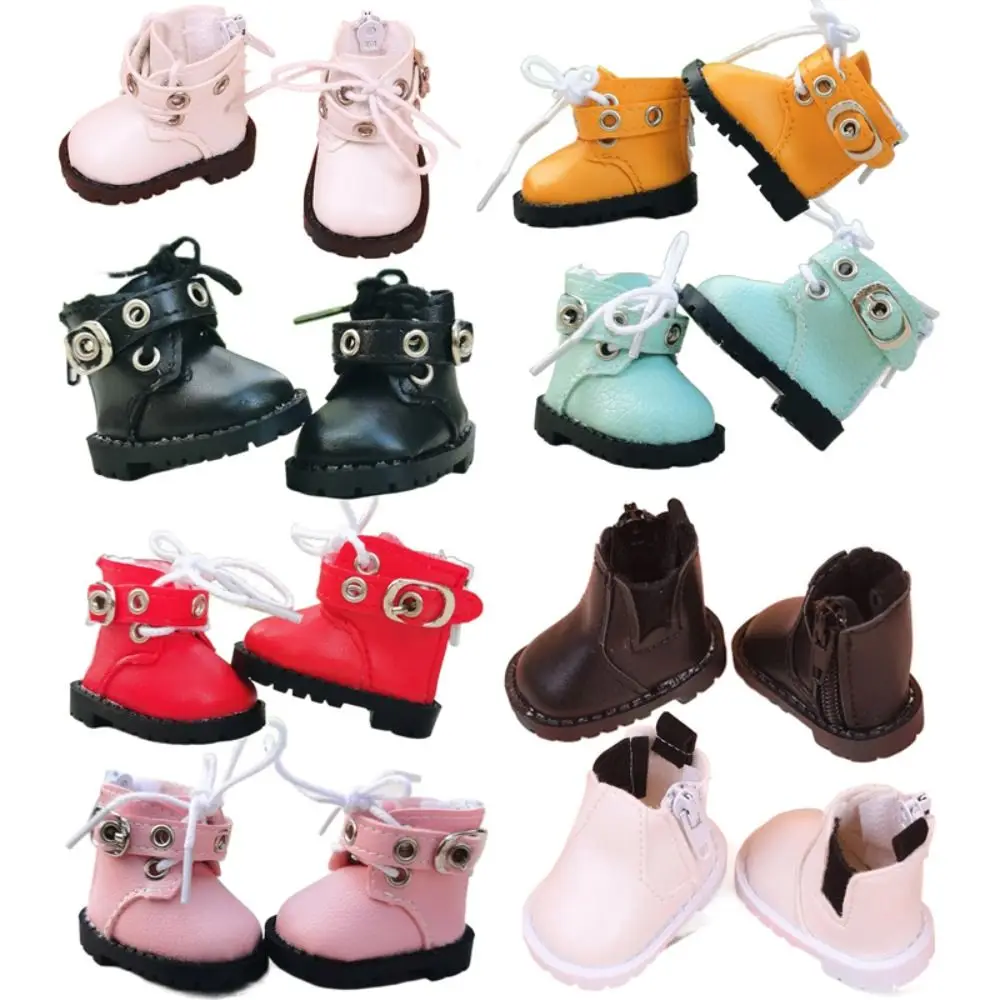 1 Paio Di Scarpe Da Bambola Da 20Cm Mini Stivali Bambole Di Idolo Ripiene Giocattoli In Pelle Pu Accessori Che Giocano A Casa Che Cambia Vestito Gioco