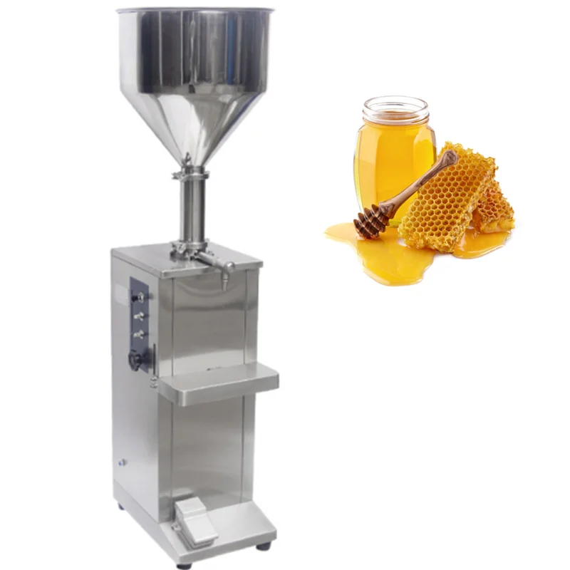 

Semi-automatic cosmetic cream/lotion/ointment/paste vertical filling machine