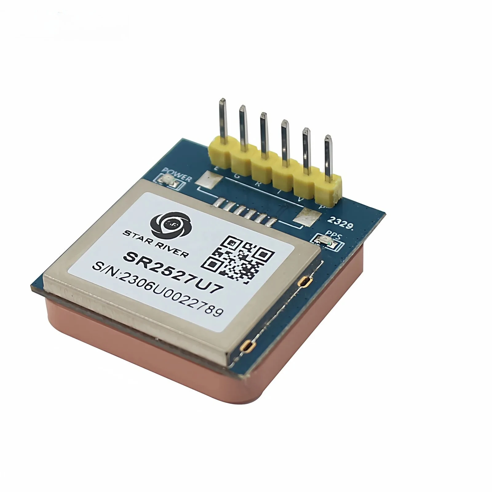 SR2527U7 고정밀 GPS 포지셔닝 모듈 G7020-KT TTL 레벨 출력 PPS 타이밍 내장 세라믹 안테나 GPS 수신기 모듈