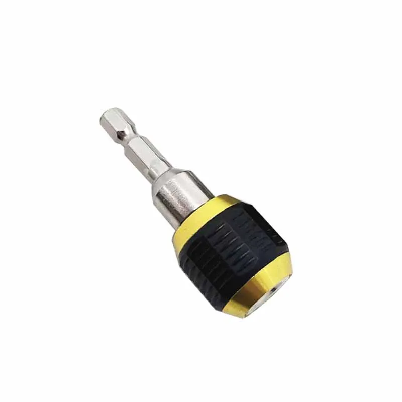 Universal Quick Self-locking Connector Screwdriver Drill Bit Extension Rod Holder Adaptor Convector 1/4\'\' Hex Shank Pop-up Arbor