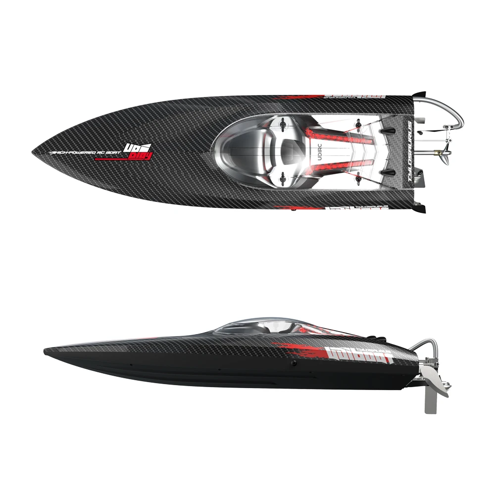UDI022 RC Speedboat 650MM 50KM/H High Speed Boat 2.4G Brushless Radio Control Alloy Steel Boat Toys support 4S Battery 3