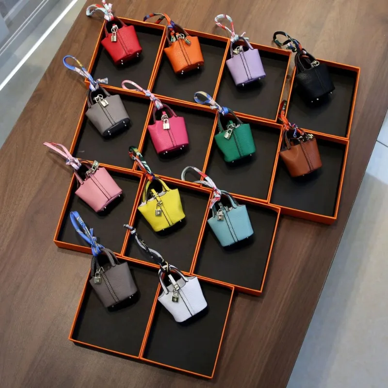 Bag Pendant Small Vegetable Basket Lipstick Headphone Key Mini