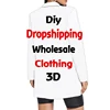 OGKB Customized 3D Printing Blazer Women's Jacket DIY Your Design Pieture Fashion New Plus Size Lady Coat Dropshipping Wholesale 2