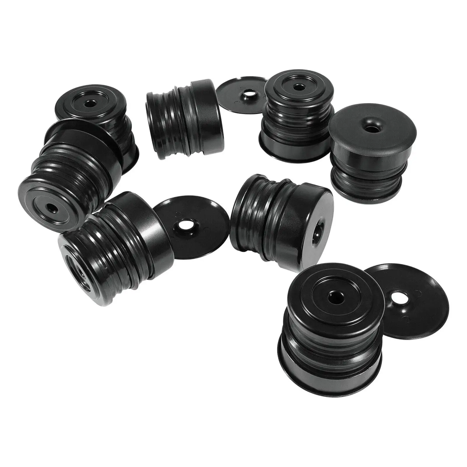 

8 Pieces Silicone Body Mount Bushing Kit Car Accessories Easy to Install Spare Parts Durable Replaces F-250 F-350