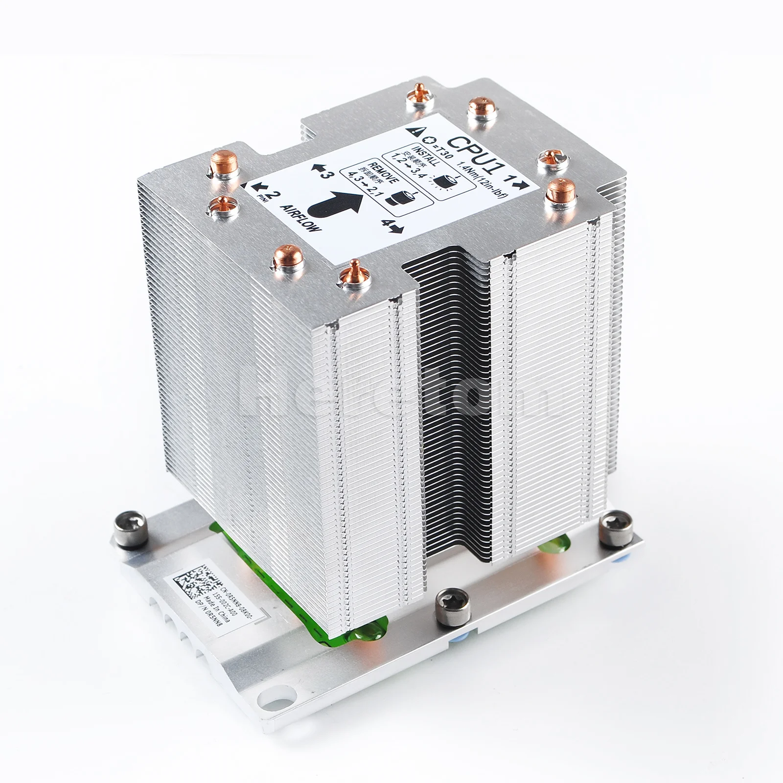 Dissipador de Calor da Cpu para Dell Precision Tower 7920 T7920 R5nn8 Mais Suporte Gaiola do Dissipador de Calor Wn9ty 0r5nn8 0wn9ty Novo - Imagem 6