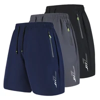 Quick-drying Shorts Men Board Short Pants Summer Breathable Sports Shorts Men Casual Elastic Running Gym Fitness Men's Shorts