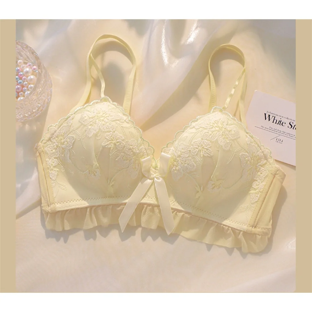 New Sexy Lace Push Up Bra Sets Wireless Fashion Girls Underwear