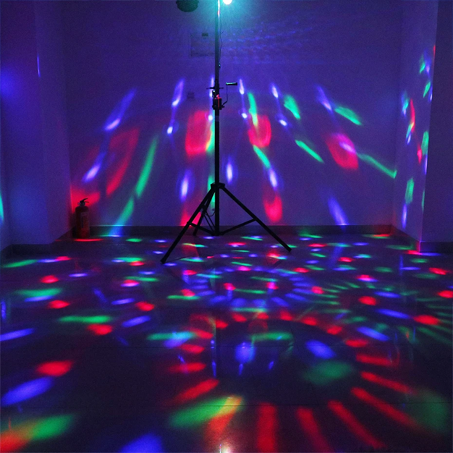 Disco Ball Light ALIEN RGB Rotating Magic Sound Activated DJ Strobe Party Wedding Dance Xmas Birthday Wedding Show Lamp