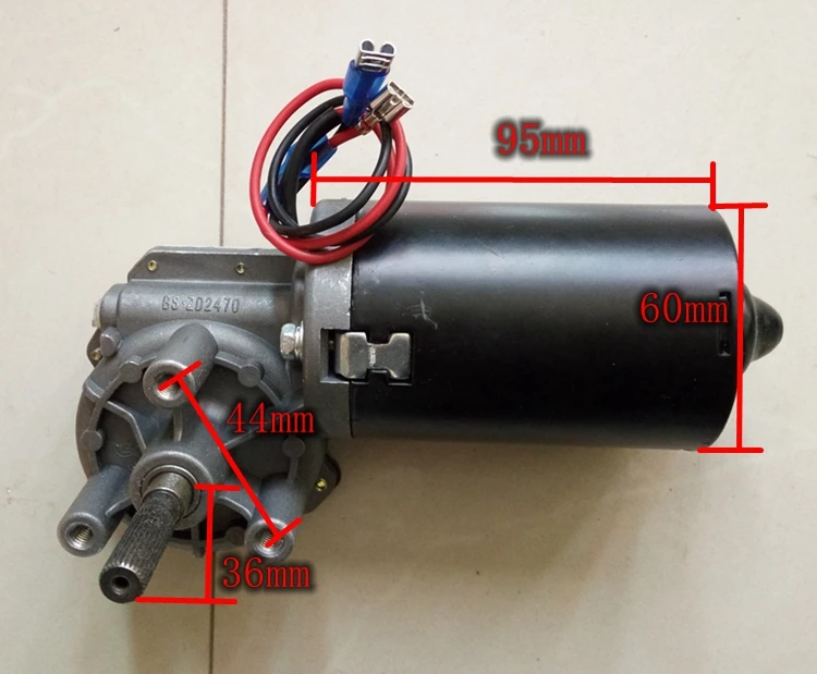 Motor DC para abridor de porta, motor