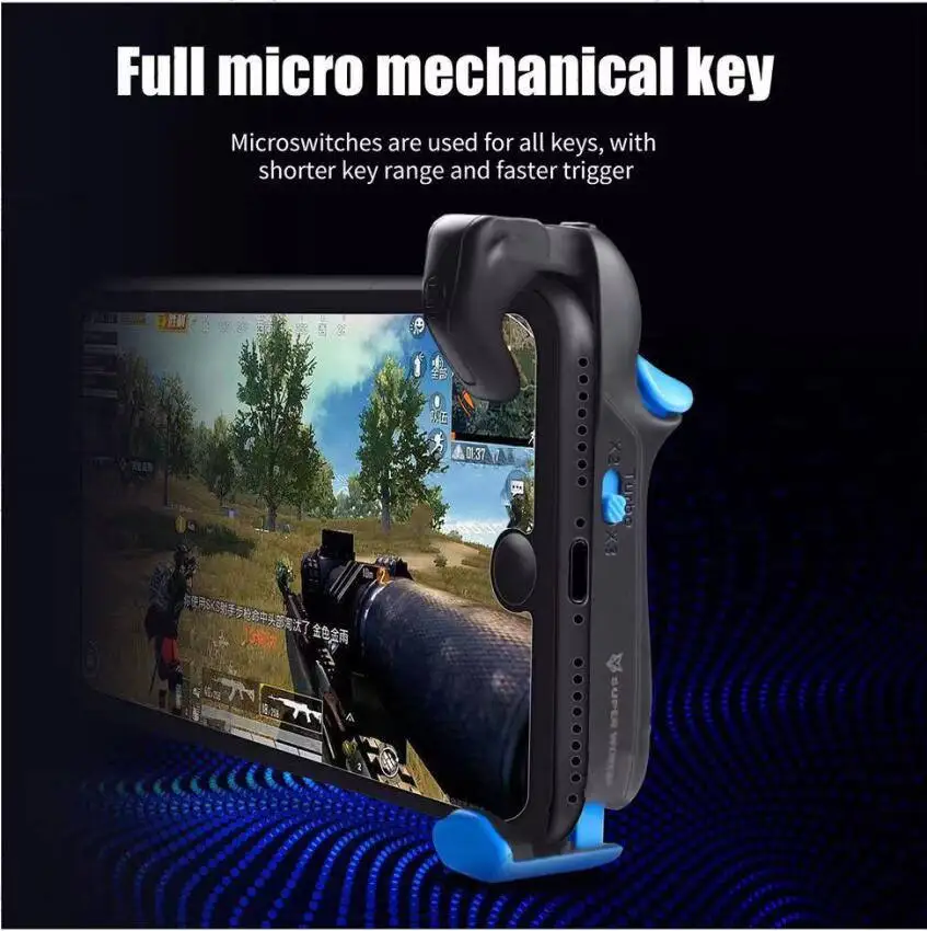 PUBG Gamepad Multi-function Button Z2 Trigger Wireless Joystick Mobile Gamepad Controller for Android&IOS