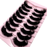 MKYDCG nouveau 8 paires de cils 3D vison cils épais 8D moelleux doux Extension de cils naturel faux cils maquillage vison cils 5