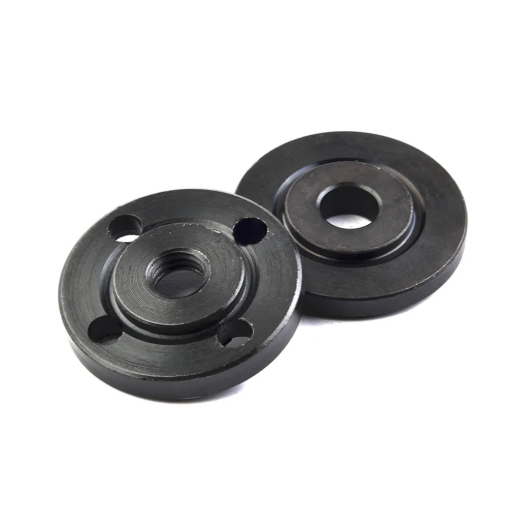 2pcs Thread Replacement Angle Grinder Type 100 Modified Type 125 Inner 10mm Outer Flange Nut Set Electric Angle Grinder Accessor
