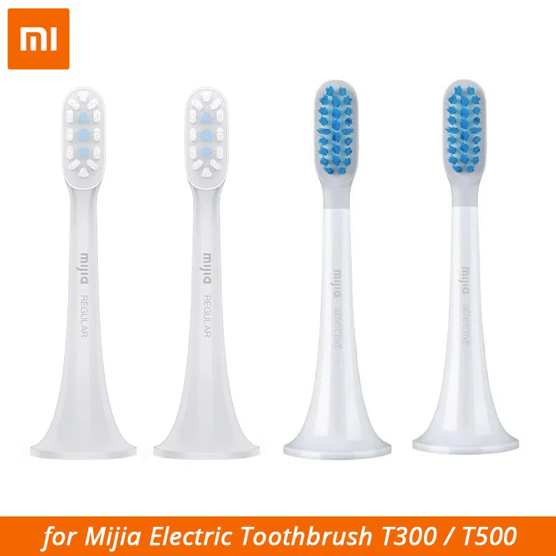 1 /2PCS 100% Xiaomi Mijia Electric Toothbrush Head for T300&T500 Smart Acoustic Clean Toothbrush heads 3D Brush Head Combines