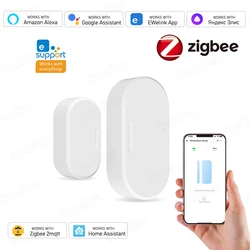Smart Wireless Door and Window Magnetic Sensor Alarm - EWelink ZigBee Compatible (1PCS With Battery)
