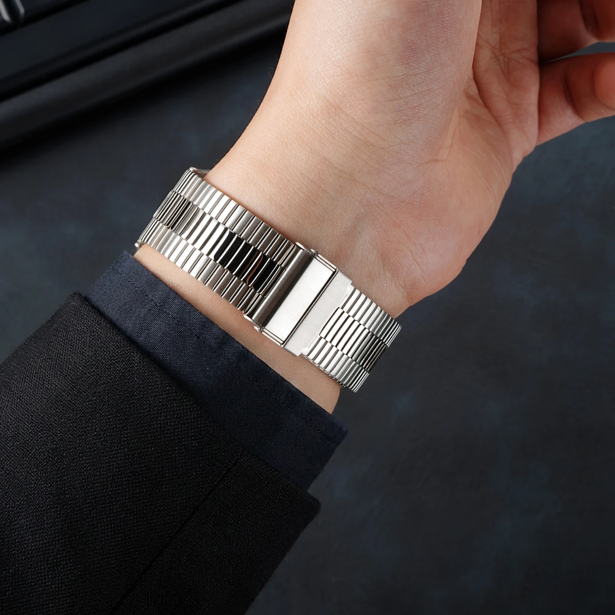 Luxury High-Quality Stainless Steel Watch Band Bracelet