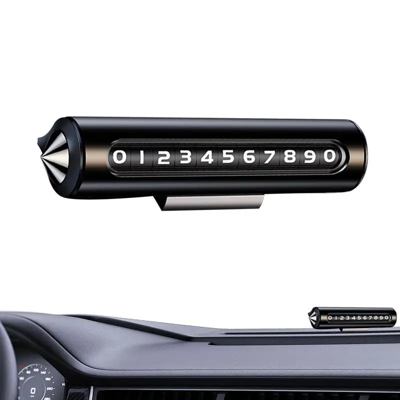 

Автомобильный временный телефон, разбитое стекло, ролик, переключатель, портативная Автомобильная телефонная пластина, стабильная Автомобильная номерная табличка для внедорожника