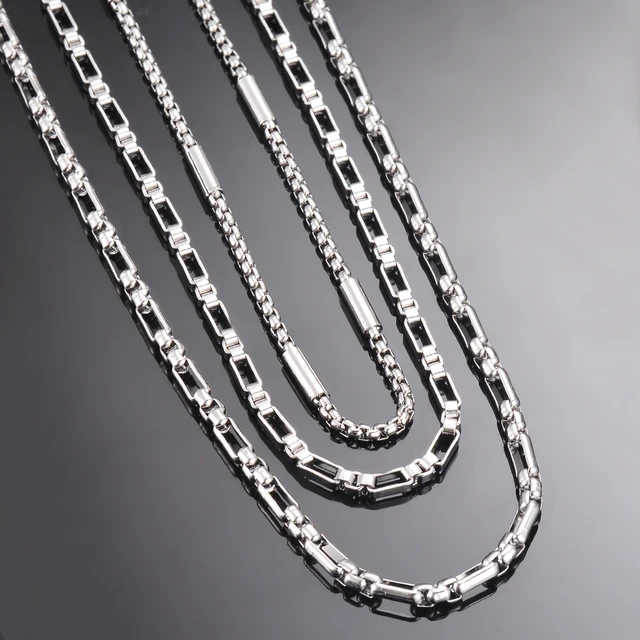 Silver Chain Jewelry Making  Stainless Steel Jewelry Making - 1 Stainless  Steel - Aliexpress