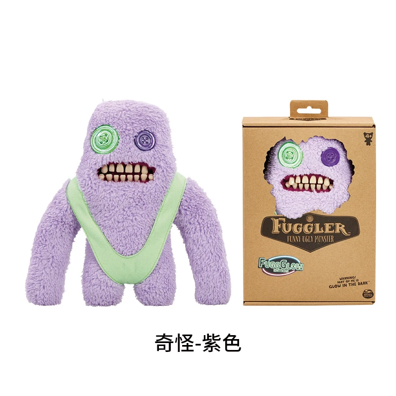 thumbnail image 1 of 22cm Original Fuggler Ugly Monster Part Luminous Series Dolls Tooth Doll Cute Tooth Monster Fill Plush Dolls Toys Children Gifts, 1 of 5