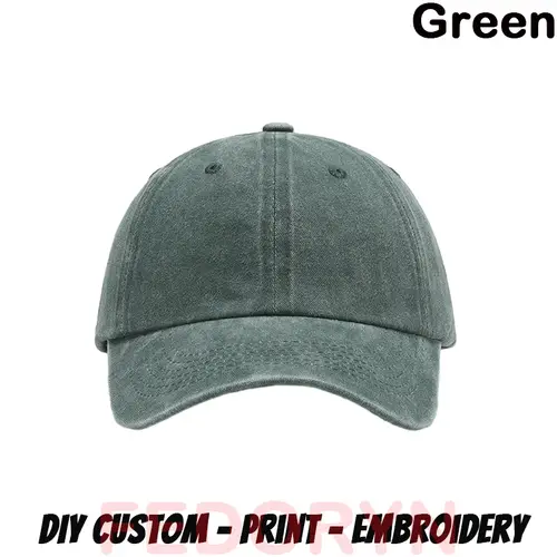 Fedoryn Custom Logo Baseball Cap for Men and Women DIY Design Letter Embroidery Retro Hat Customize Cap Graphic Print Wholesale - Image 14