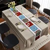 2622-2207-JIN Light luxury tablecloth rectangular fabric dining table cloth 2