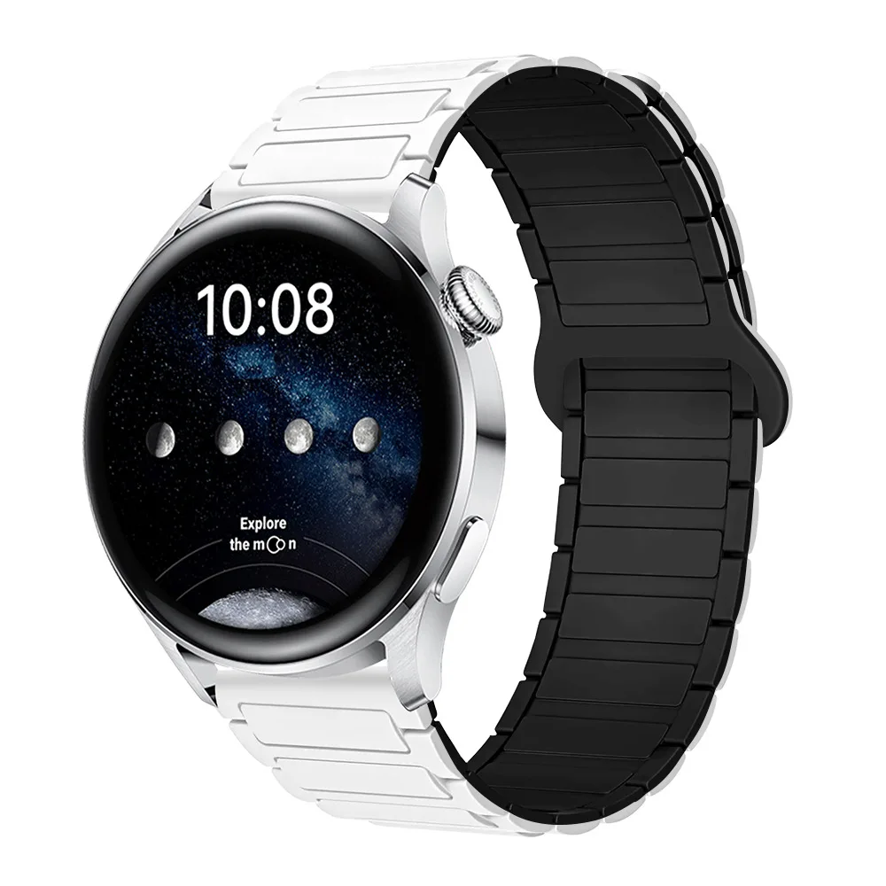Magnetic Loop Silicone Strap - 22mm Adjustable Band