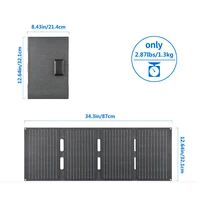 Adventure-Ready 60 W Waterproof Solar Charger with USB Ports - Image 6