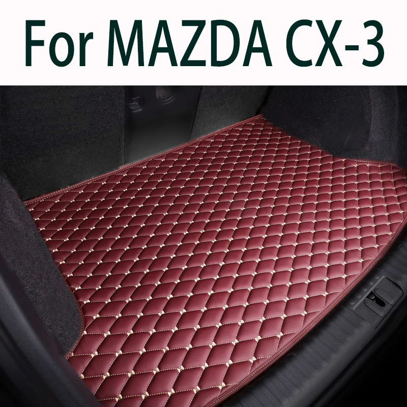 

Car trunk mat for MAZDA CX-3 2018 cargo liner carpet interior accessories cover