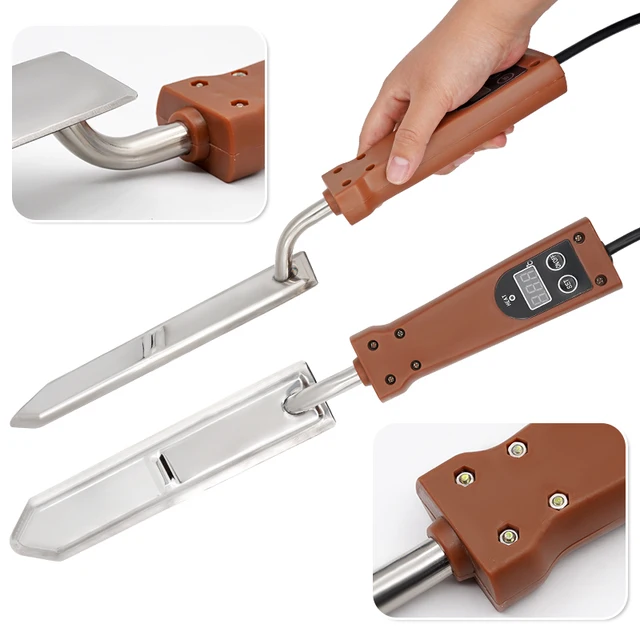 1Db Hőmérséklet -Szabályozó Elektromos Vágás Mézkés Melegítse Fel Gyorsan Vágó Kaparó Méhész Eszköz Eu/Uk/Us/Au Dugó - Image 4