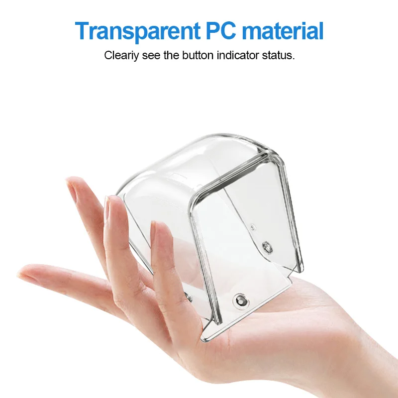 Wireless Doorbell Cover Outdoor Waterproof Call Cover Transparent Door Bell thumbnail 3