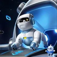 AT Smart Robot Dog Dance Voice Command Touch Control Toys Interactive Cute Robots Dog Electronic Pets Toy Kids Christmas Gift 1