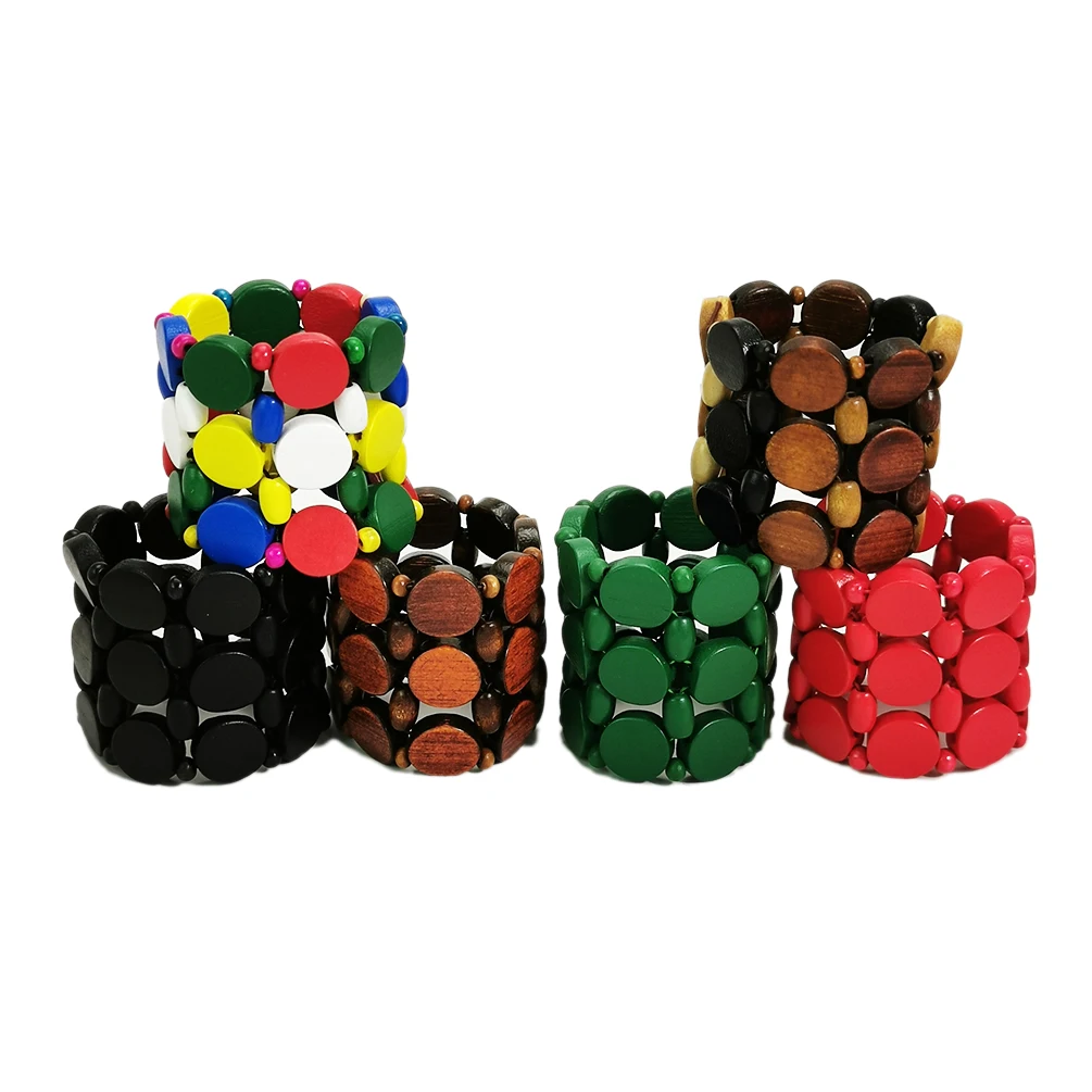 Bracciale Cubahop Multistrato Con Perline E Nappa – Elastico Colorato A Tema Albero Della Vita Per Donne E Ragazze (Nero) - 4