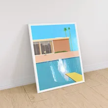 David Hockney Art Prints Classic Vintage Canvas Poster Abstract Artwork Painting Wall Pictures for Living Room Wall Art Decor