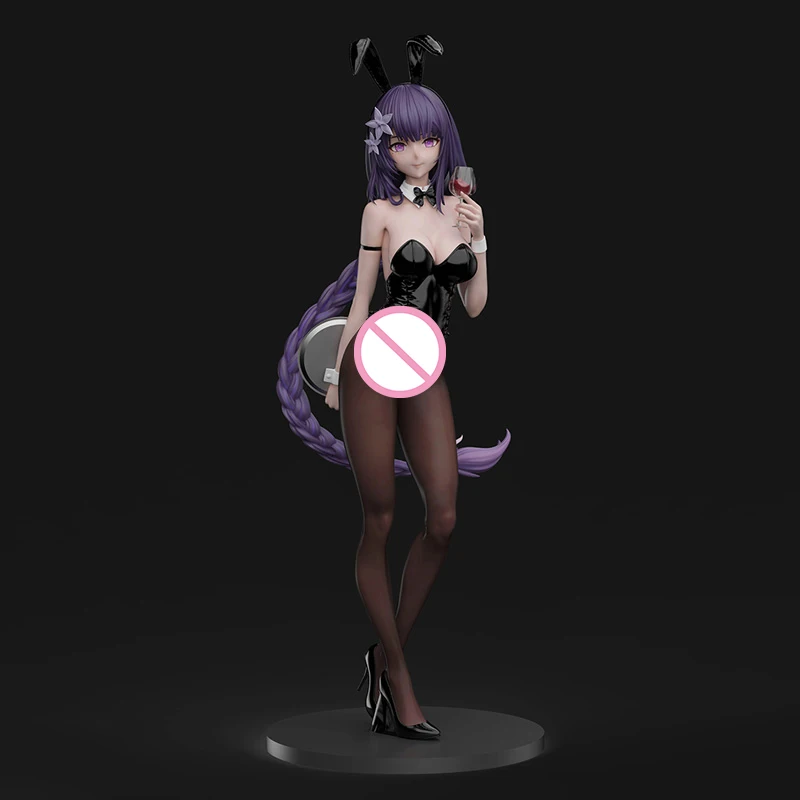 

42.5cm Genshin Impact Beelzebul Figure Raiden Shogun Bunny Girl Sexy Girl Anime Periphery Desktop Decoration Display Gifts Toys